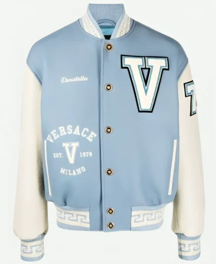 Donatella Versace Varsity Jacket For Men And Women