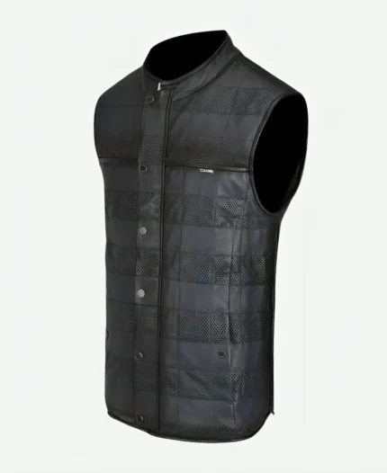 El-Charro-Mejia-TV-Series-The-Accident-S01-Black-Leather-Vest