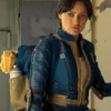 Ella Purnell Tv Series Fallout 2024 Lucy MacLean S01 Lucy Blue Leather Jacket