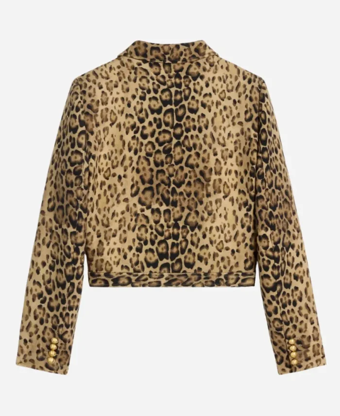 Emily In Paris Camille Razat Leopard Jacket