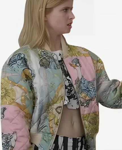 Emily-In-Paris-Carlson-Young-Bomber-Jacket