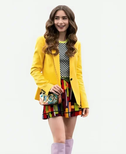 Emily-In-Paris-Emily-Cooper-Yellow-Blazer