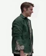 Emily-In-Paris-Gabriel-Green-Cotton-Jacket