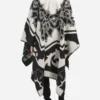 Emily In Paris S04 Camille Japy Printed Cape Coat