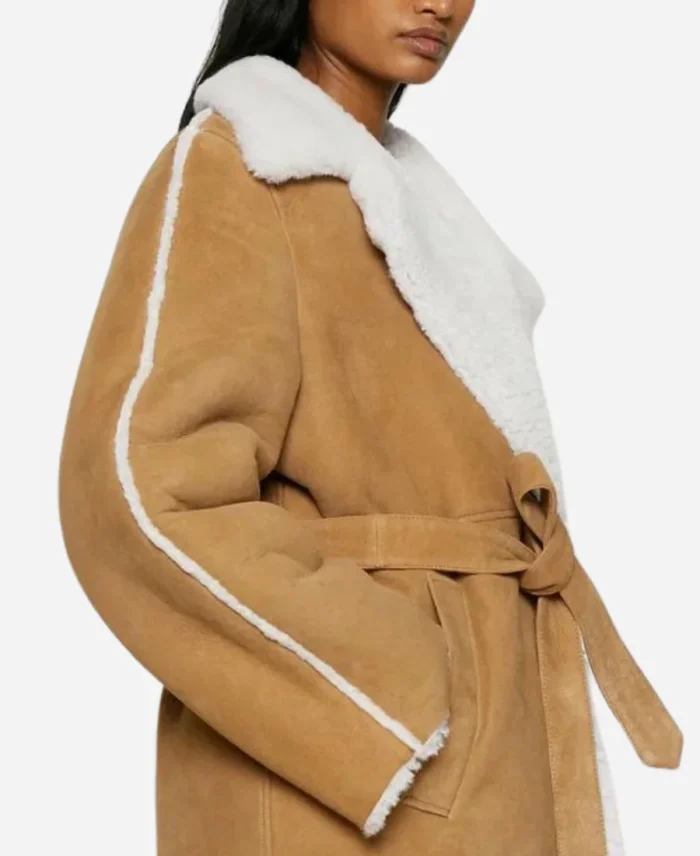 Emily In Paris S04 Camille Japy Shearling Coat