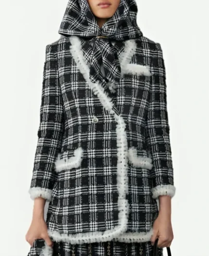 Emily-In-Paris-S04-Lily-Collins-Plaid-Coat