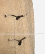 Emily In Paris S04 Lily Collins Shearling Jacket For Sale