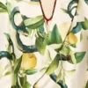 Emily In Paris S04 Samuel Arnold Lemon Print Coat