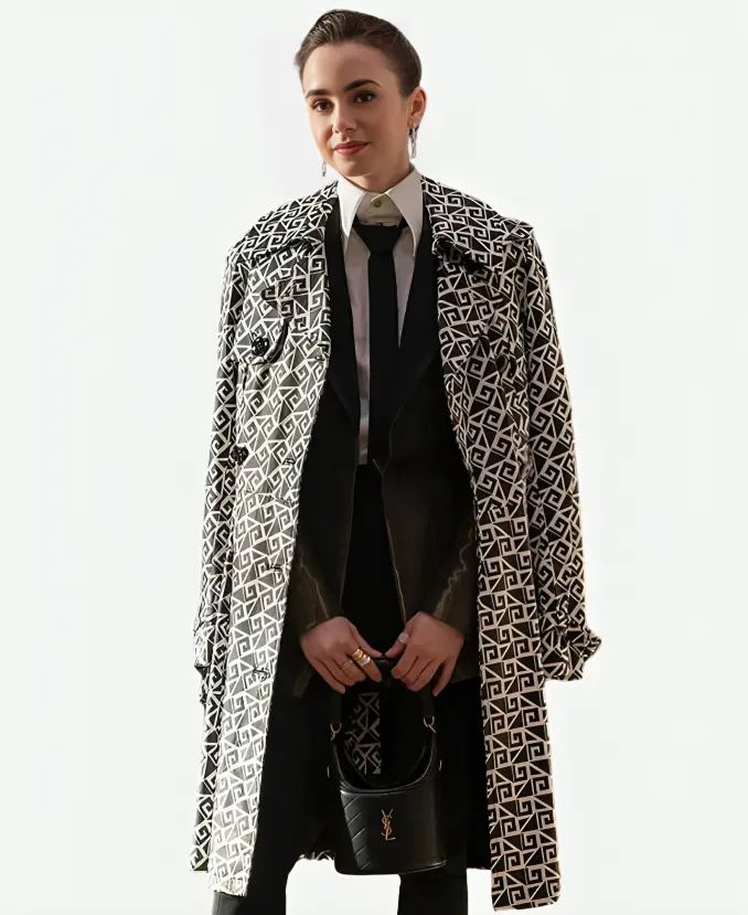 Emily-In-Paris-S4-Lily-Collins-Geometric-Coat-For-Sale