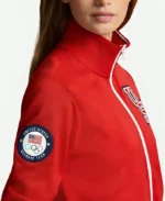 Hoda-Kotb-Team-USA-Olympic-Red-Track-Jacket