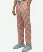 Julien-Emily-In-Paris-S04-Samuel-Arnold-Coral-Printed-Cardigan-Pants