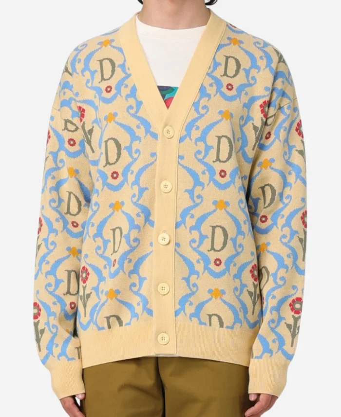 Julien Print Cardigan Front