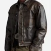 Kevin-Hart-Brown-Leather-Jacket