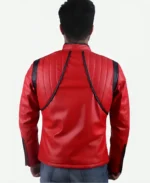 Kobra Kid My Chemical Romance Red Leather Jacket For Men And Women