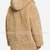 Lily Collins Shearling Jacket