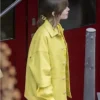 Lily Collins Yellow Jacket