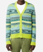 Lucas Bravo TV Series Emily In Paris Season 4 Gabriel Green Fair Isle Cardigan