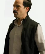 Mauricio-Isaac-TV-Series-The-Accident-2024-Plutarco-Santos-Black-Vest