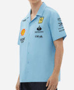 Miami-Grand-Prix-Scuderia-Ferrari-Short-Sleeved-Blue-Shirt