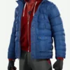 Miles Morales Blue Hooded Jacket