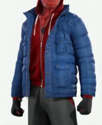 Miles Morales Blue Hooded Jacket