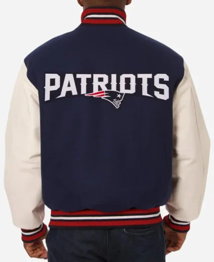 New-England-Patriot-Letterman-Varsity-Jacket-Back