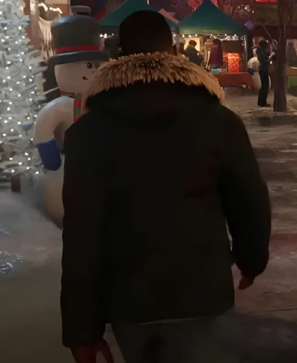 PS4 Video Game Spider-Man Miles Morales Dark Brown Color Parka Coat