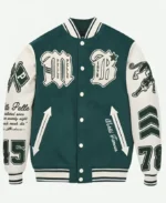 Pelle Pelle Green Varsity Jacket