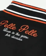 Pelle Pelle World Famous Black Varsity Jacket - Jacket Attire