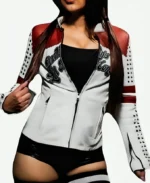 Red and White Harley Quinn Jacket