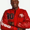 San Francisco Jerry Rice GOAT Varsity Red Jacket