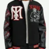 Scarface-Black-and-Red-Varsity-Letterman-Jacket