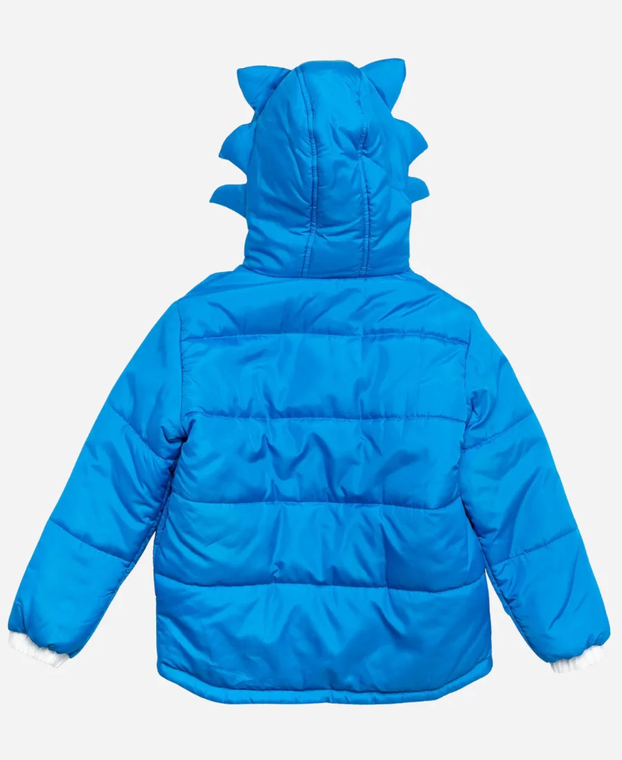 Sega Sonic the Hedgehog Puffer Jacket Back