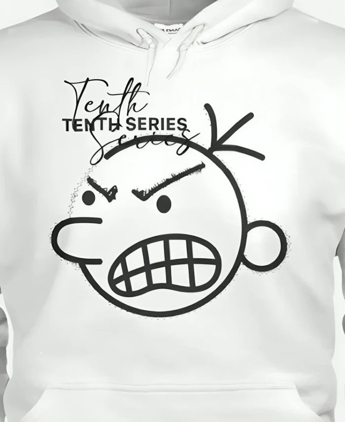 Tenth-Series-Diary-Of-A-Wimpy-Kid-White-Pullover-Hoodie