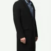  The Batman 2022 Bruce Wayne Robert Pattinson Black Trench Coat