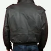 The Thing R.J. Macready Kurt Russell Black Leather Jacket