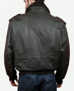 The Thing R.J. Macready Kurt Russell Black Leather Jacket