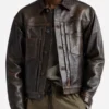 The-Tonight-Show-Starring-Jimmy-Fallon-Kevin-Hart-Brown-Leather-Jacket