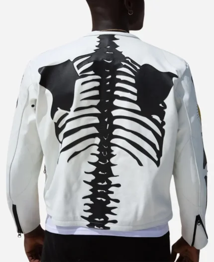 Vanson-Skeleton-White-Leather-Jacket