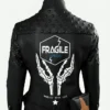 Video Game Death Stranding Fragile Express Black Leather Jacket