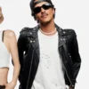 American-Singer-Bruno-Mars-Black-Biker-Leather-Jacket