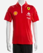 Bearman-Oliver-Ferrari-Formula-1-2024-Red-Polo