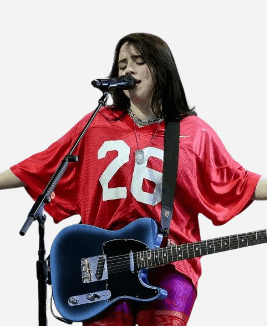 Billie-Eilish-Hit-Me-Hard-and-Soft-The-Tour-2024-Red-T-Shirt