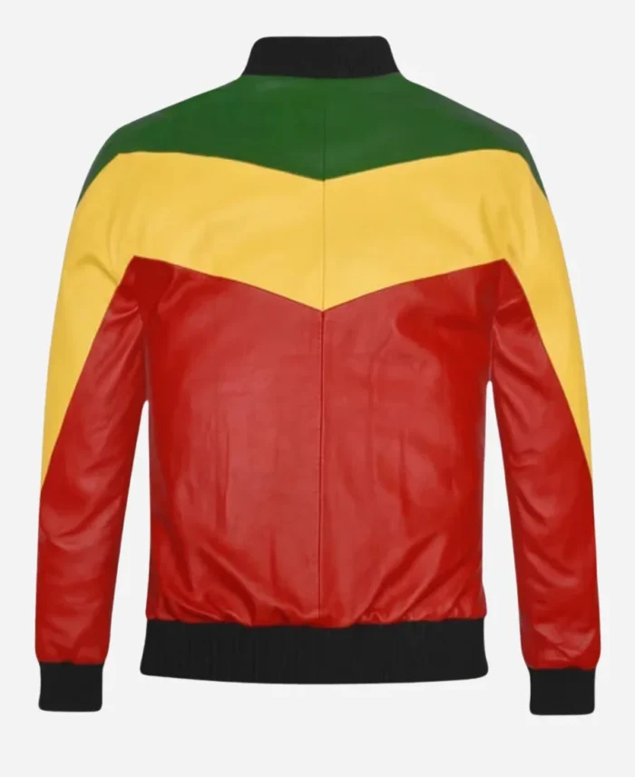 Bob-Marley-Multicolor-Bomber-Leather-Jacket