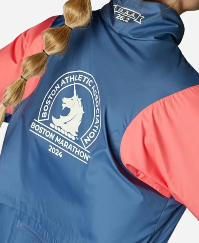 Boston-Marathon-2024-Celebration-Blue-And-Orange-Jacket-For-Sale