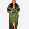 Cardi-B-Paris-Fashion-Week-2024-Green-Fur-Coat