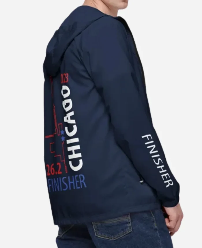 Chicago-Windbreaker-2023-Finisher-Navy-Blue-Hooded-Jacket-For-Unisex