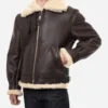 Classic-Brown-Sheepskin-B3-Bomber-Shearling-Jacket-More