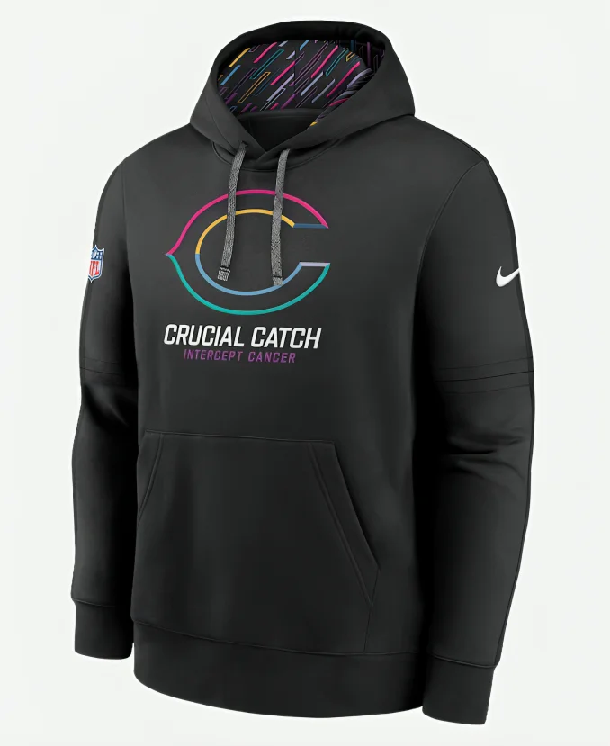 Crucial-Catch-Chicago-Bears-Hoodie-Front