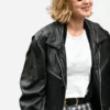 Gigi-Hadid-Paris-Fashion-Week-2024-Black-Leather-Jacket